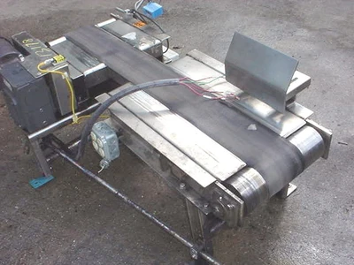 USED 6 INCH X 48 INCH BELT CONVEYOR BELT CONVEYOR