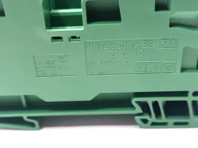 USED WEIDMÜLLER FEED-THROUGH TERMINAL BLOCK 1746770000 LOT OF 5
