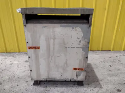 45 KW GENERAL ELECTRIC 480 <-> 240 VOLT TRANSFORMER: STOCK #23366