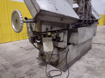 22" X 32" W.F. WELLS HORIZONTAL BANDSAW. STOCK #0133025