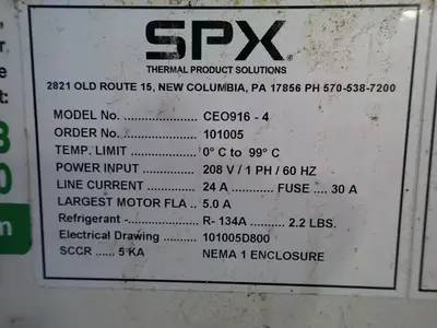 Used SPX CE09164 Heat Treating Units Ohio US | HGR 24 #1184388