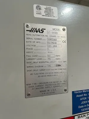 2013 HAAS ST-30SS Lathes CNC | Asset Exchange Corporation (8)