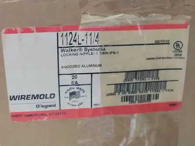 NEW WIREMOLD 1124L-11/4