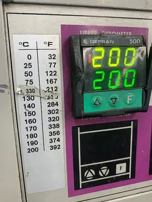 Nicem-Matic Model P-400 Rubber Mold Vulcanizer, S/N: 4500