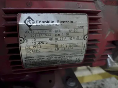 3 HP / 5 HP MOTORIZED TRANSFER FILTER SYSTEM: STOCK #21305