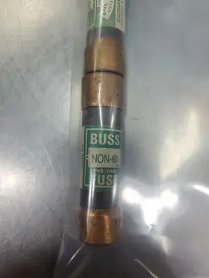 USED Bussmann NON-60 One-Time Fuse, 60Amp, 250V, Lot of 2