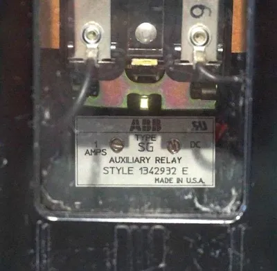 USED ABB 1342932 E AUXILIARY RELAY