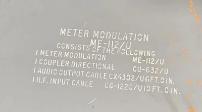 GE General Electric Modulation Meter ME-112/U