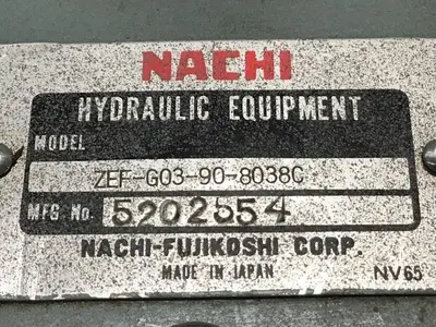 USED NACHI ZEF-G03-90-80380