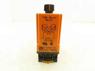 TUC-120-AKA-030 Time Delay Relay 0.3 to 30 Seconds 10A @ 120VAC or 24VDC 211VA