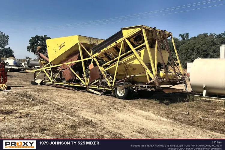 Used 1979 JOHNSON TY 525 MIXER Concrete Mixer Trucks California US | Proxy Equipment #1378329