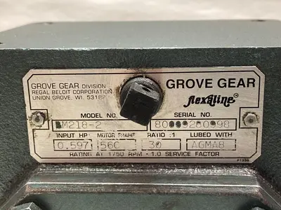 USED GROVE GEAR BM218-2