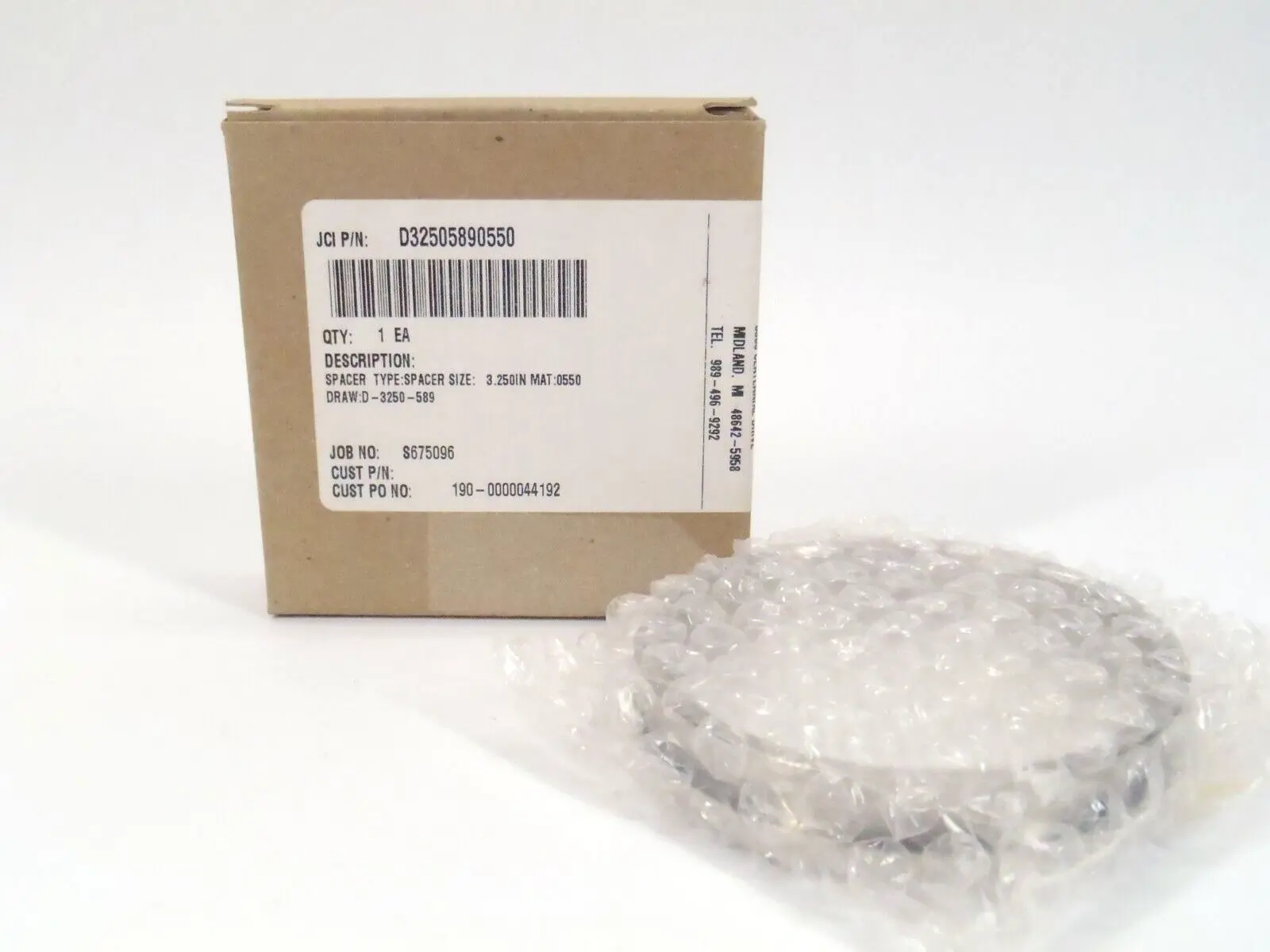 D32505890550 | John Crane  Mechanical Seal Spacer 3.250" - New