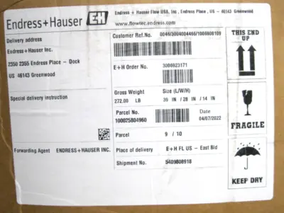 NEW Endress+Hauser 8F3B1H-UC33/142
