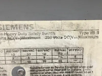 USED SIEMENS HF361