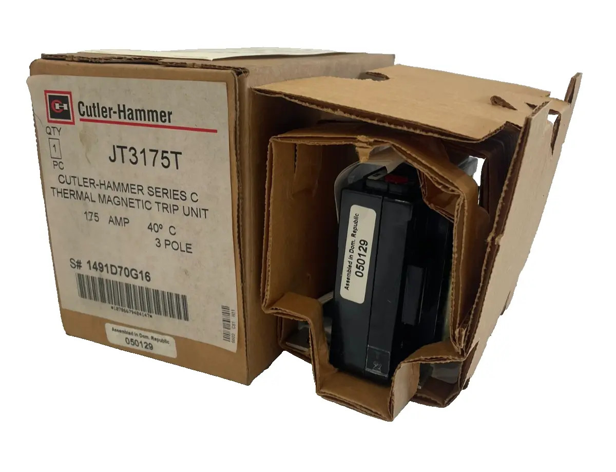 NEW CUTLER HAMMER JT3175T THERMAL MAGNETIC TRIP UNIT SER.C 3 POLE