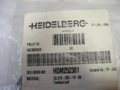 USED HEIDELBERG HDM252301
