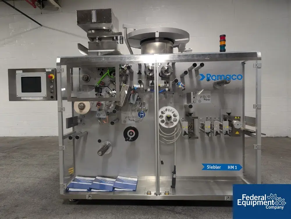 USED Romaco Romaco Strip Packing Machine, Model Siebler HM 1/230