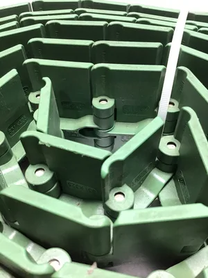 System Plast 831K325 Conveyor Chain TableTop Plastic Chain 831 Series Green