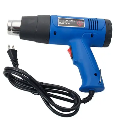Used _UNKNOWN_ 1500W 110V Heat Gun Hot Air Gun Dual-Temperature with 4 Nozzles Power Tools Blue Heat Guns Oklahoma US | Wide Image Solutions #1535190