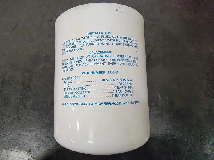 New | in-Stock FAIREY ARLON 4A-3-10 Oil Filter British Columbia CA | Lenmark #282528