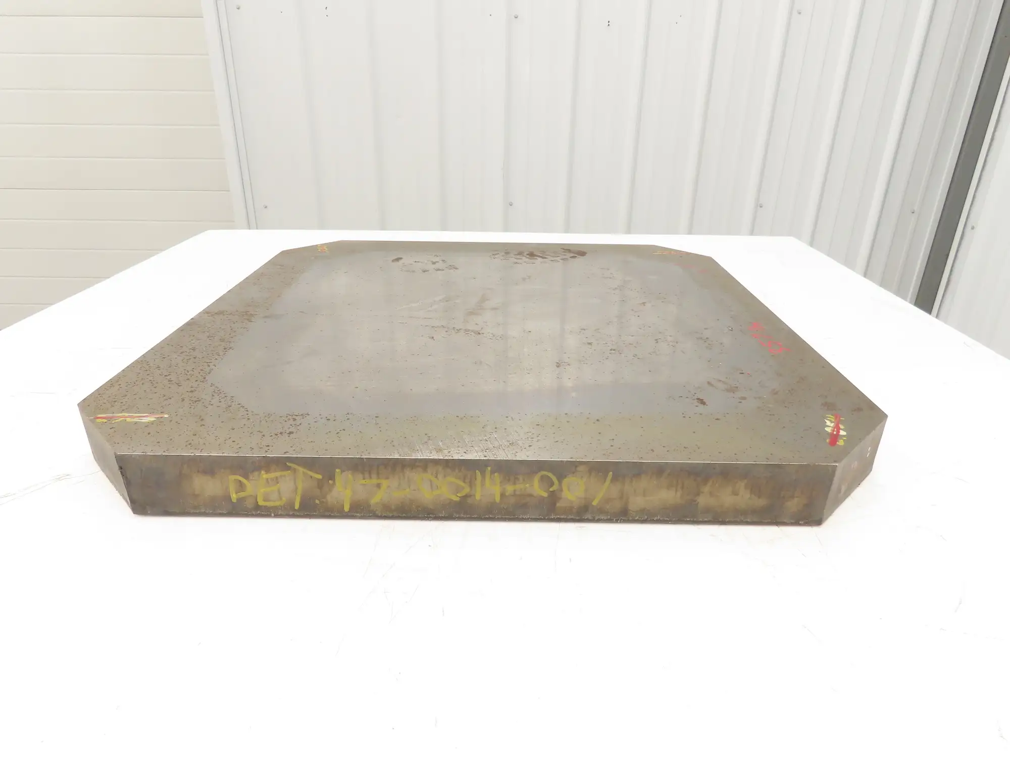 Carbon Steel Flat Ground Stock 2" x 25"x 25"  355Lbs