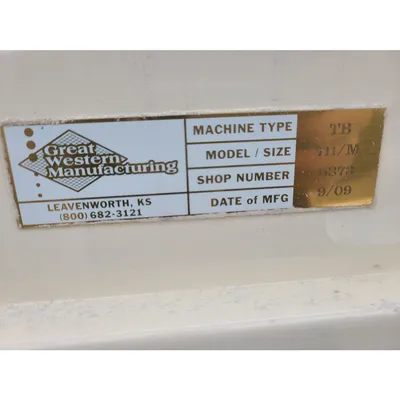 USED GREAT WESTERN MANUFACTURING 711/M