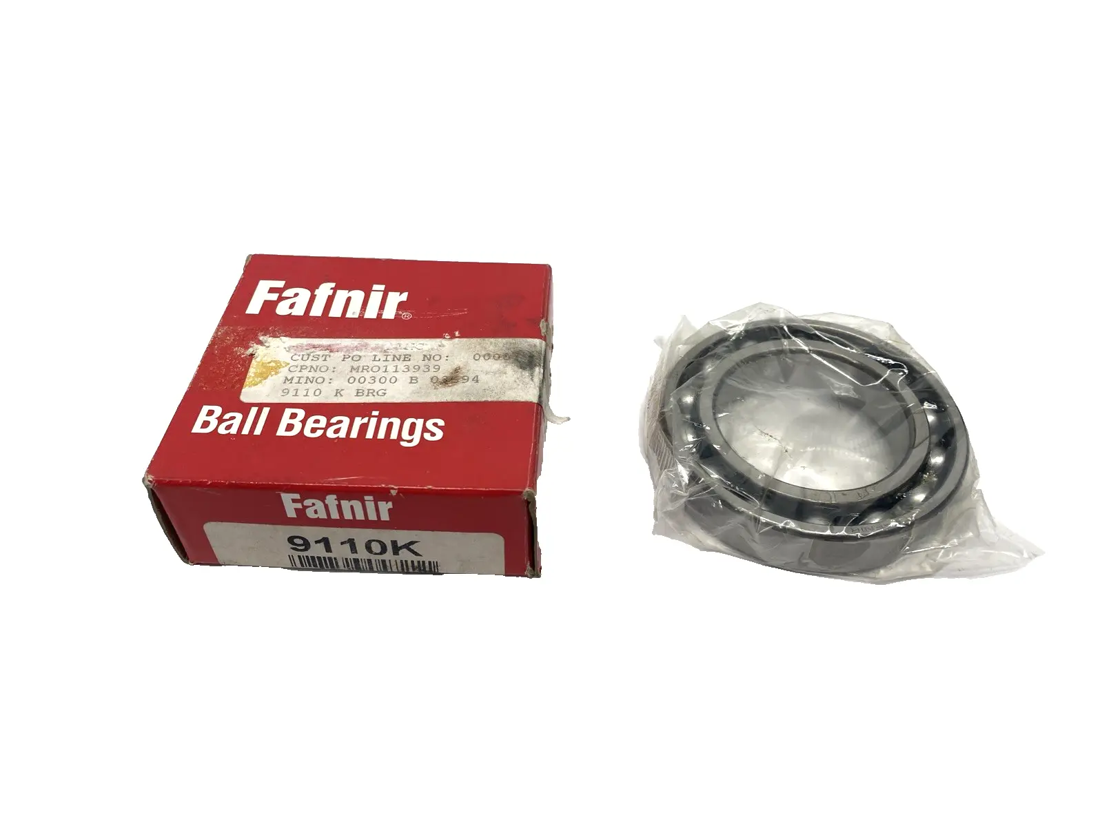 9110K | Fafnir  Deep Groove Ball Bearing 50mm Bore 80mm O.D. 16mm Wide - New Other