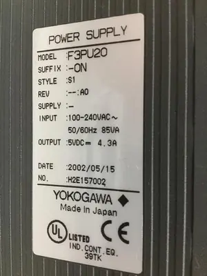 USED YOKOGAWA F3PU20