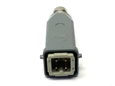 Used HARTING Male Insert Han 3A w/ Quick-Lock 1,5mm 10A DAMAGED Connector Accessories Michigan US | Maverick Industrial Sales #1414236