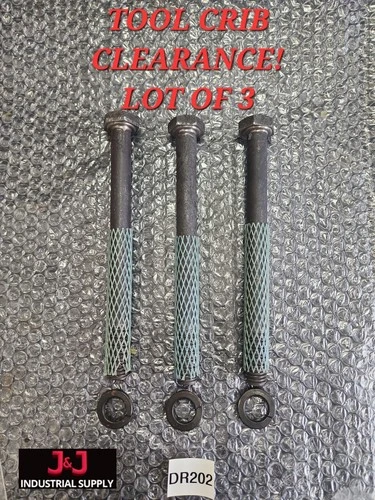 🆕️ *LOT OF 3* Hex Head Bolt 5/8"-11UNC-2A X 7-1/2 ASTM-A-325 ⚡️🇺🇸 SHIP