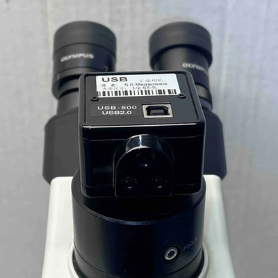 Item# L203 Olympus GX41F Microscope & Camera #306