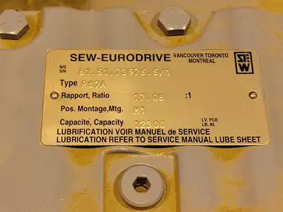 New | in-Stock SEW-EURODRIVE R87DT100L4 Motors (misc) British Columbia CA | Lenmark #246290