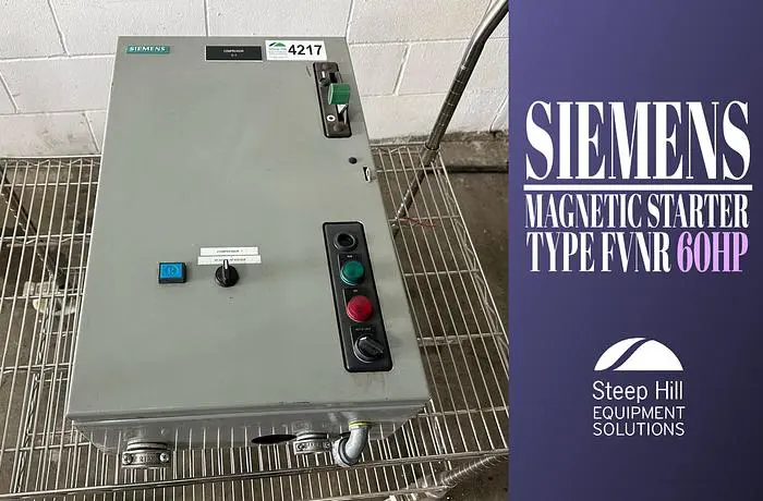 Used SIEMENS FVNR Electrical Panels | Steep Hill Equipment Solutions #772448
