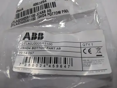 USED ABB ENABLING SWITCH JSHD4 BOTTOM PART AB