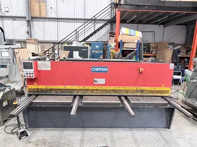 Carter Model QC12K-6 x 3200 Hydraulic Powered Guillotine