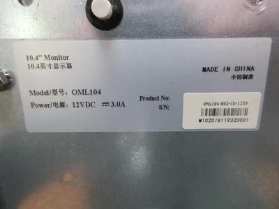 USED USED HAAS PARTS AND TOOLING 93-5222A CRT TO LCD DISPLAY OML104