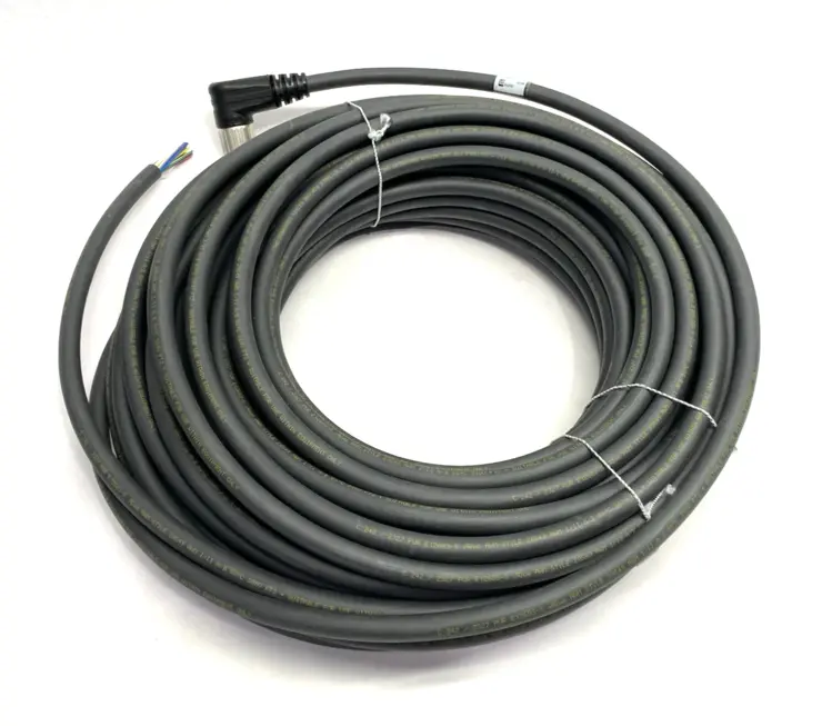 Used LUMBERG AUTOMATION FEMALE 90° POWER CABLE SINGLE END M23 19-PIN Cable & Wire | Maverick Industrial Sales #1101678