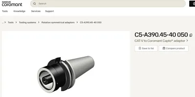 USED Sandvik Coromant Capto