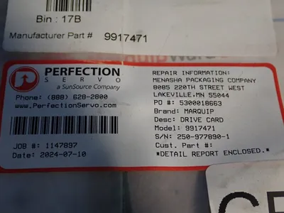 Used MARQUIP 9917471 AC Drive Control Module Ohio US | HGR 24 #783627