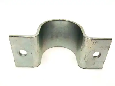 USED B-LINE STEEL ZINC PLATED 1-1/4 INCH PIPE STRAP