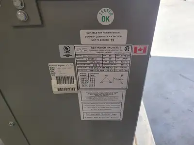 Used REX POWER MAGNETICS BA15J-M/K13/S1/T115/X/Z3 Transformers British Columbia CA | Lenmark #1426770