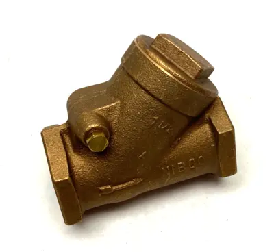 USED NIBCO SWING CHECK VALVE 1-1/2" BRONZE BODY