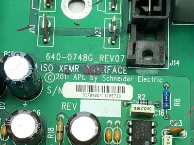 USED APC ISO XFMR INTERFACE PCB