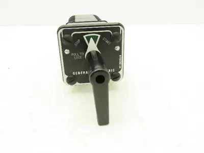 General Electric E4A32T1F1P1 SBM Switch Rotary Control 2 Position Stop/Start