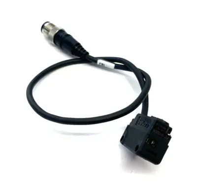 USED KEYENCE SQUARE DIFFUSE REFL. SENSOR M12 CONNECTOR TYPE WITH CABLE, NPN