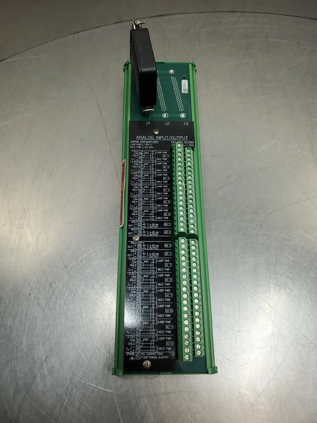 Used Woodward 5501-376 Rev C Analog High Density Simplex FTM Module Input / Output Modules South Carolina US | Palmetto Automation #1508088