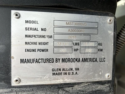 Used 2018 MOROOKA MST3000VD Crawler Carriers & Dumpers New York US | Abele Tractor #1343182