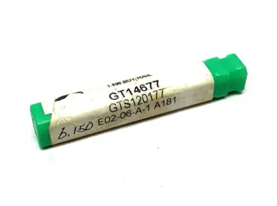 USED GREENE TOOL DRILL BIT W/ COOLANT CHUTES, 2-FLUTE, E02-06-A-1 A181