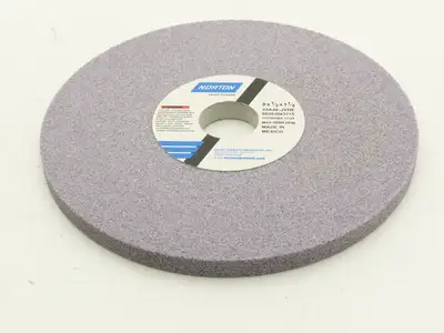 Norton 32A46-JVBE Tool Room Grinding Wheel 8"x 1/2"W x 1-1/4" Arbor  Lot of 10